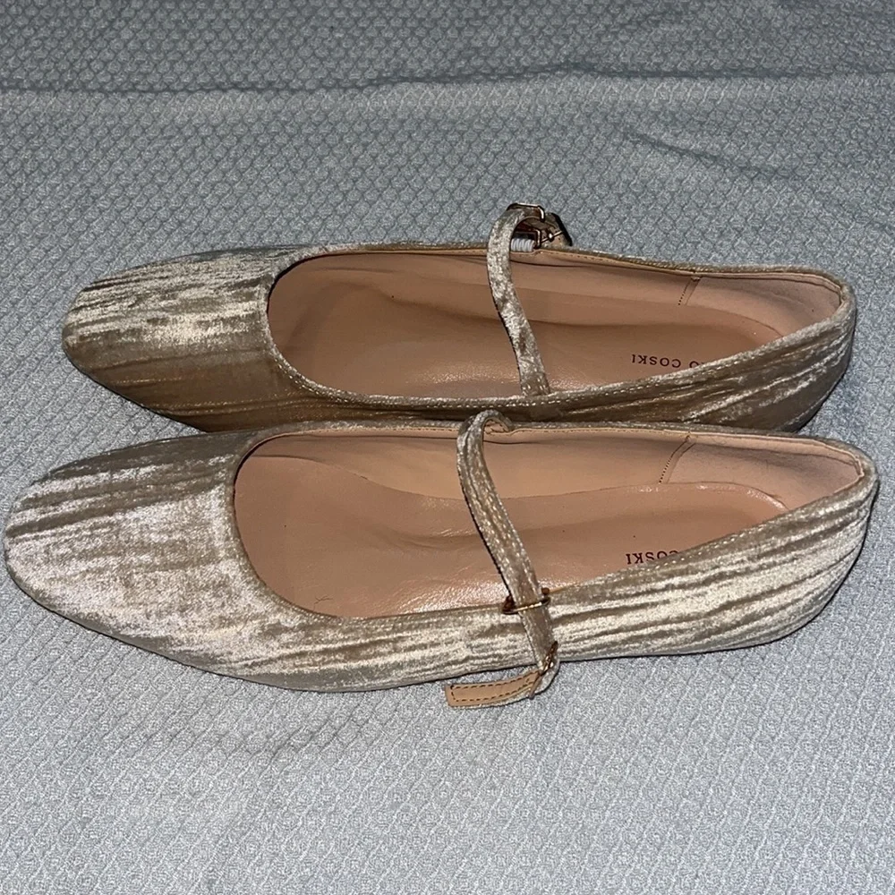TSKO COSKI Womens Velvet Mary Jane Ballet Flat Size 38 US Size 7.5 - Picture 9 of 12